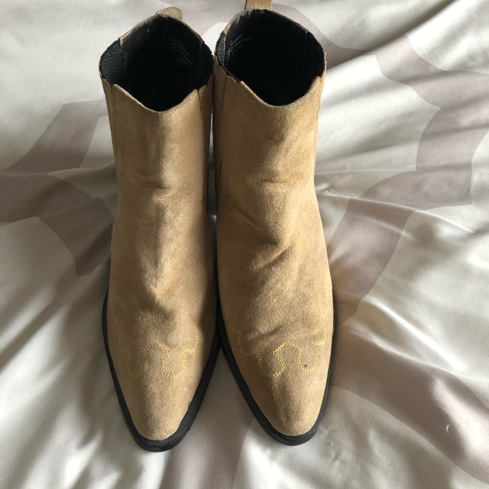 Together suede ankle boot.